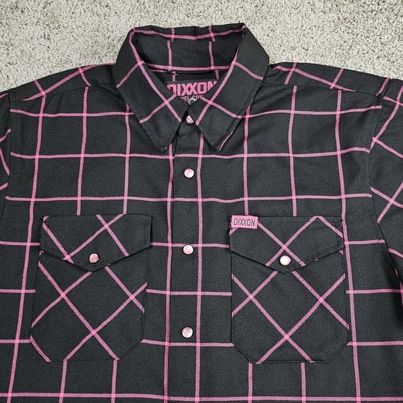Dixxon Flannel Co Shirt Men's Medium "The Hope" Pearl Snap Plaid Long Sleeve - Picture 2 of 7